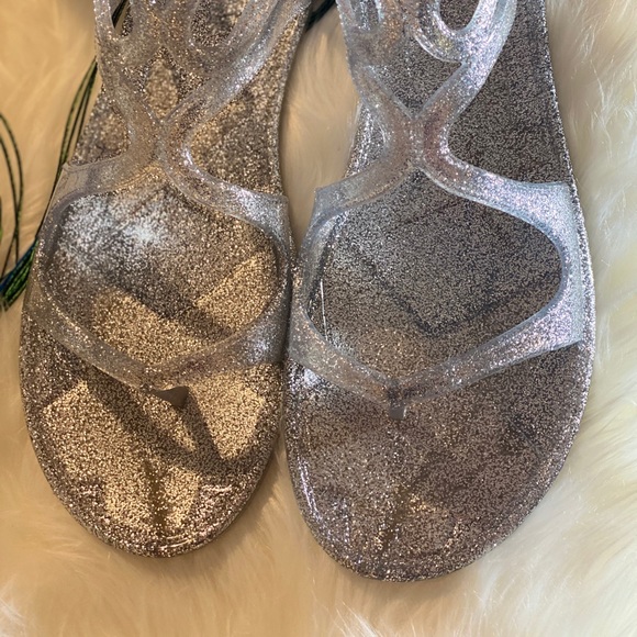 💜NIB💜Jimmy Choo Lance Jelly Glitter Sandal - Picture 6 of 16